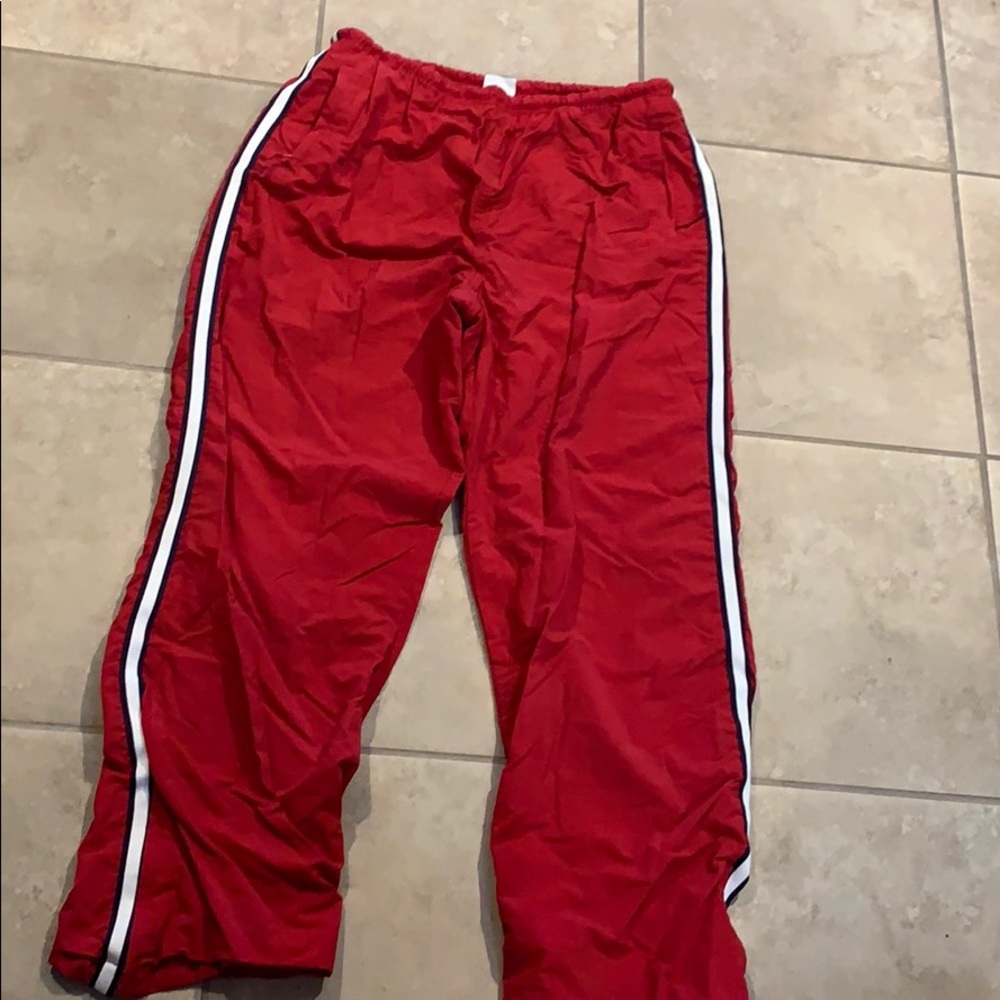 Red Track Pants